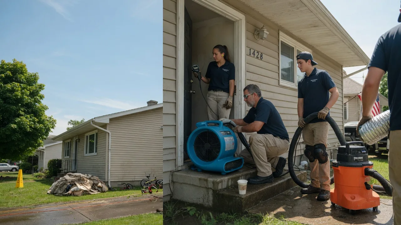Water Damage Restoration in Thomasboro, IL near me